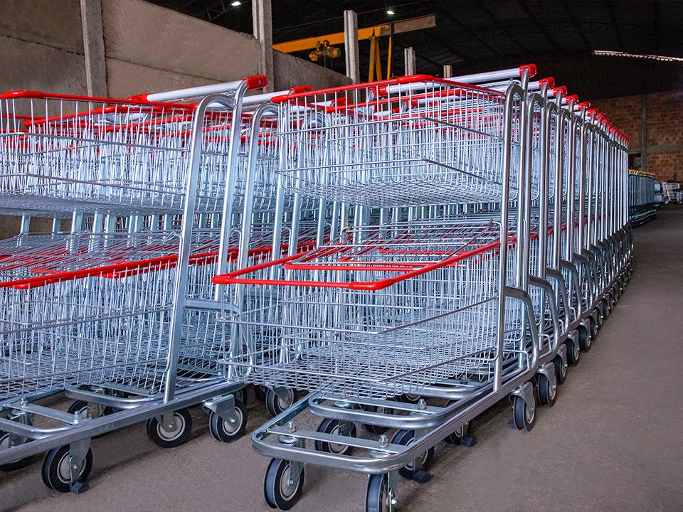 Reforma de carrinhos de supermercado