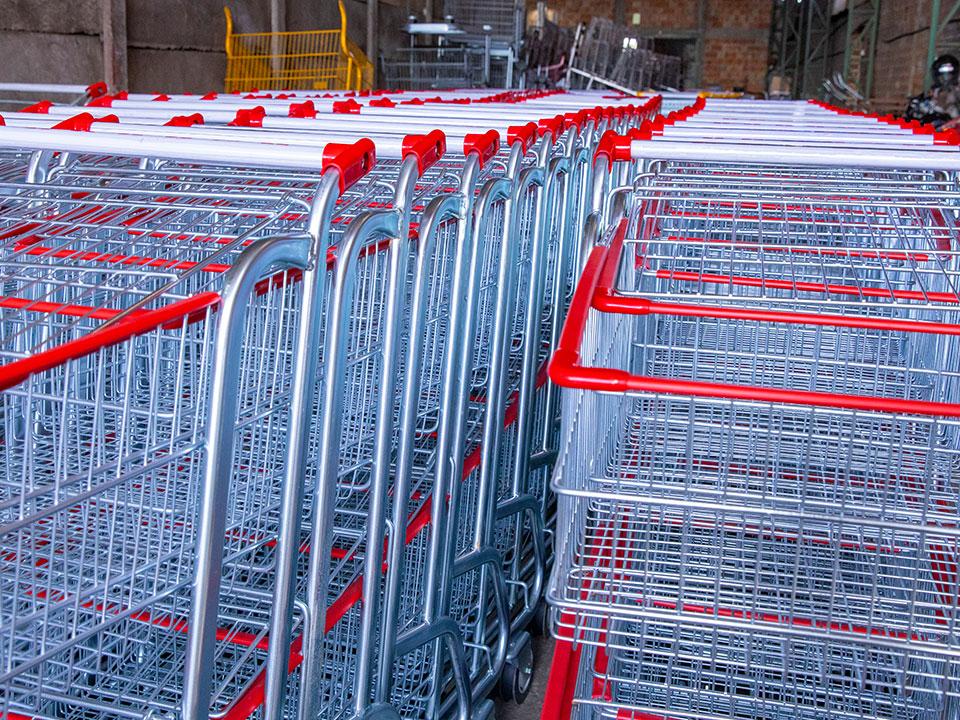 Fabricante de Carrinhos de Supermercado em Aço 1006