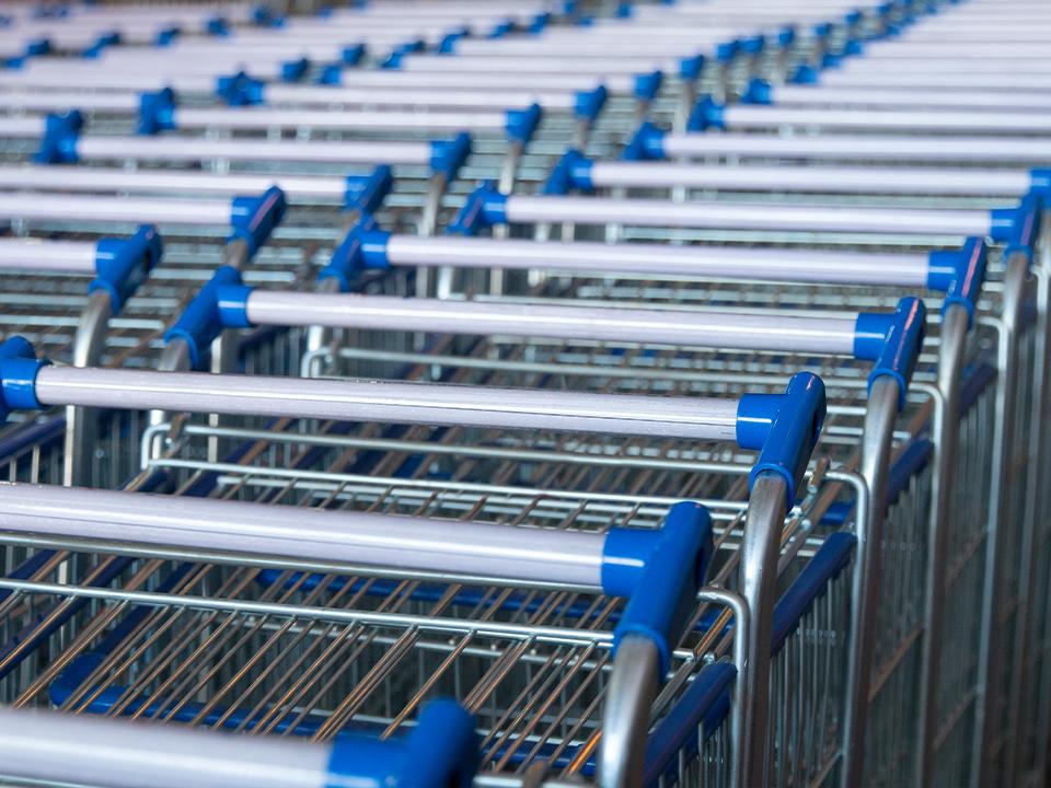 Carrinhos de supermercado personalizados