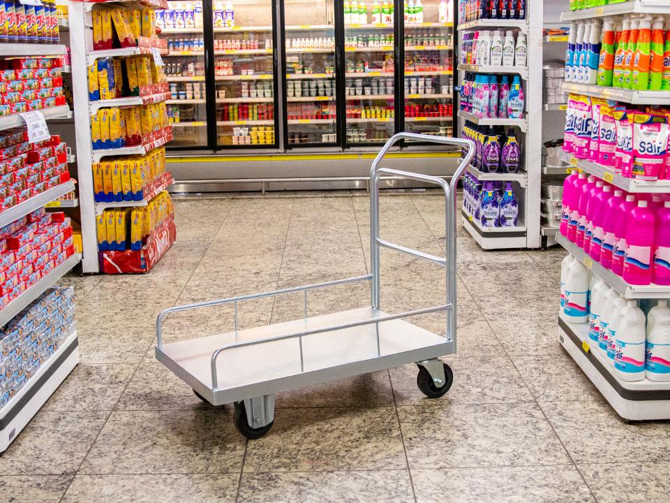 Carrinhos funcionais para câmaras frias