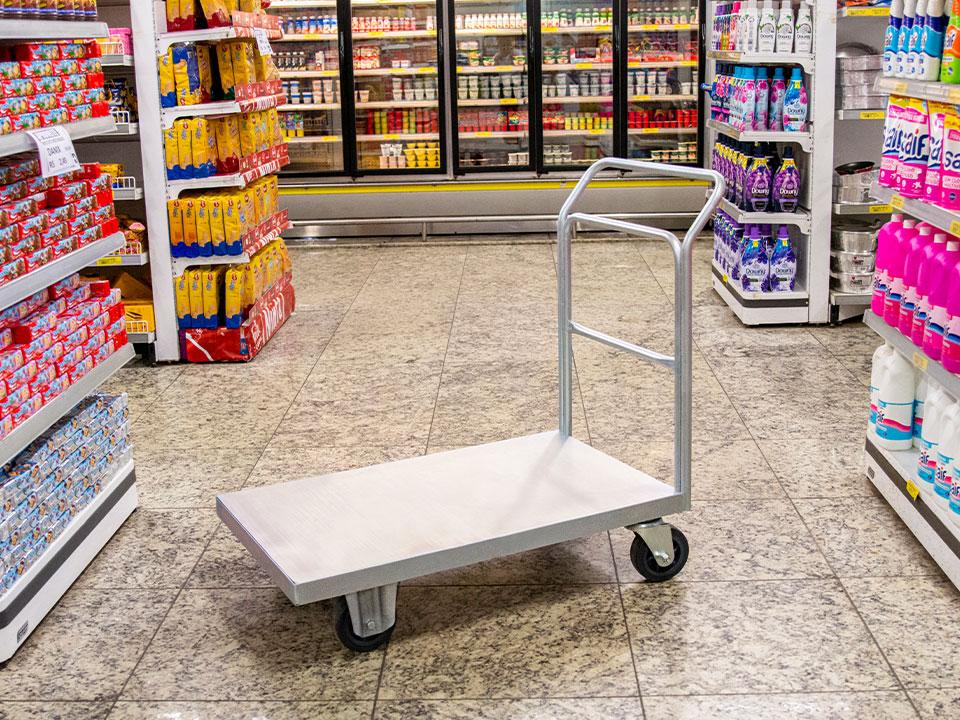 Carrinhos para frigorífico com acabamento profissional