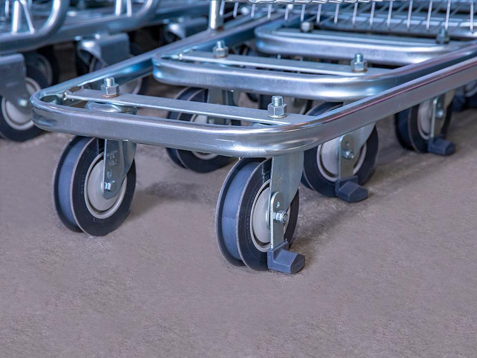 Rodízios industriais e confiabilidade no uso dos carrinhos