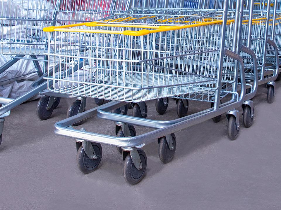 Rodas Resistentes para Carrinhos de Supermercados e Atacarejos